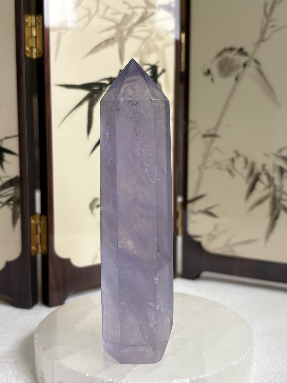 Light Purple Fluorite Tower